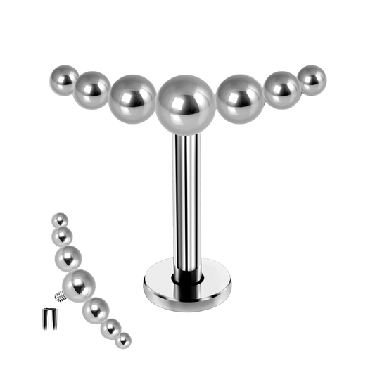 LABRET MULTIBALL TITANIO